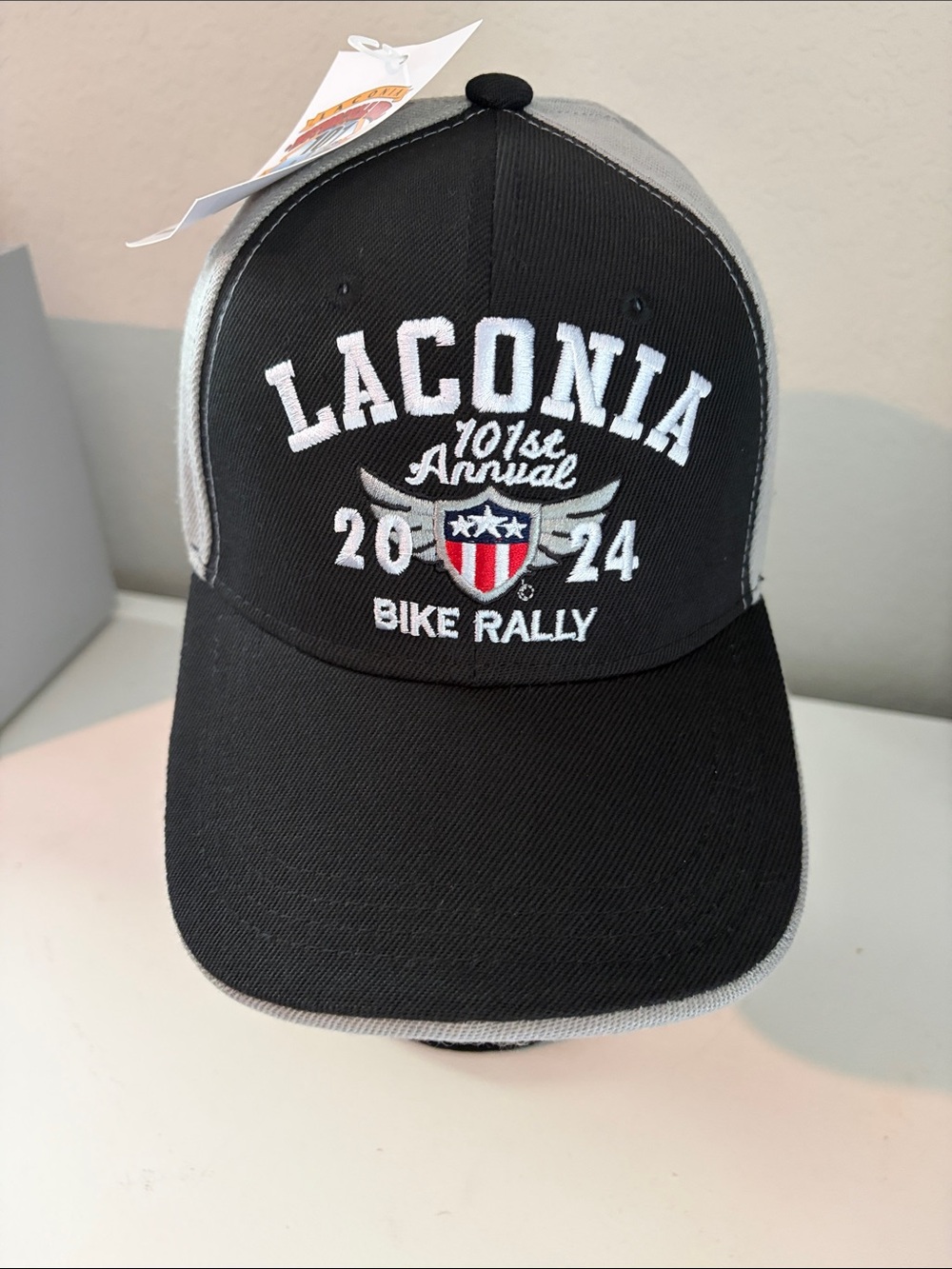 Onia Black and Gray Laconia 2024 Bike Rally Cap